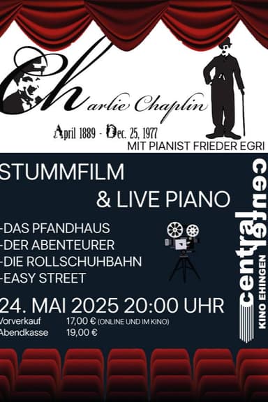 STUMMFILM & LIVE PIANO Poster