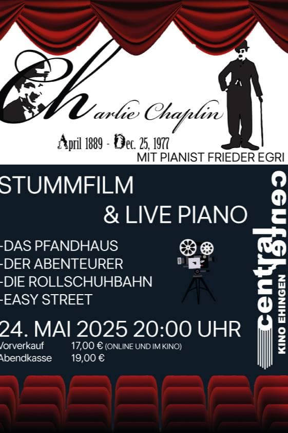 STUMMFILM & LIVE PIANO Poster